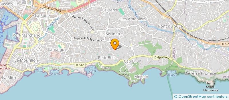 localisation de l'entreprise AJUSTER à TOULON