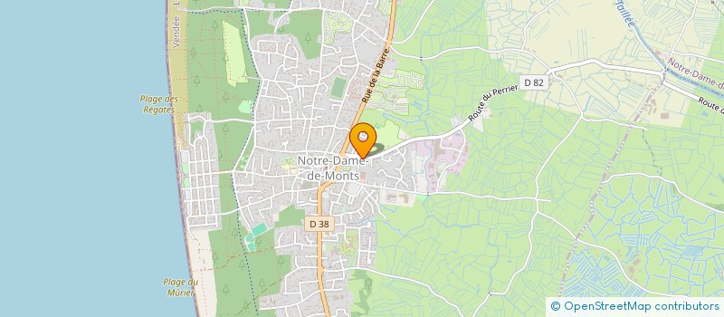 localisation de l'entreprise AJV  NOTRE-DAME-DE-MONTS