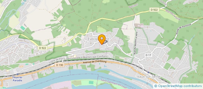 localisation de l'entreprise AJV ETANCHEITE à EVECQUEMONT
