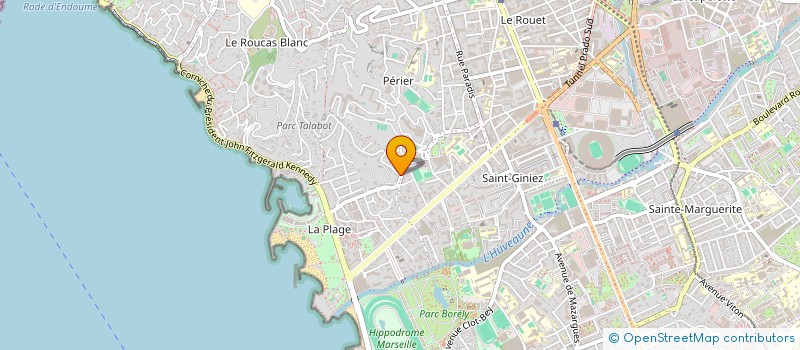 localisation de l'entreprise AJV HOLDING à MARSEILLE