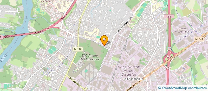 localisation de l'entreprise AJV IMMO  CARQUEFOU