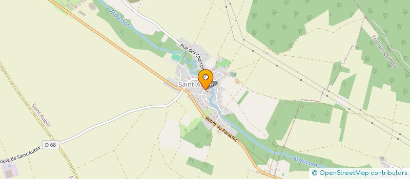 localisation de l'entreprise AJV IMMO  FONTENAY-DE-BOSSERY