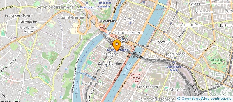 localisation de l'entreprise AJV TECHNOLOGIE  LYON