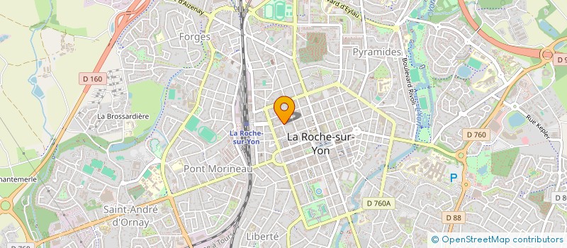 localisation de l'entreprise AJVA à LA ROCHE-SUR-YON