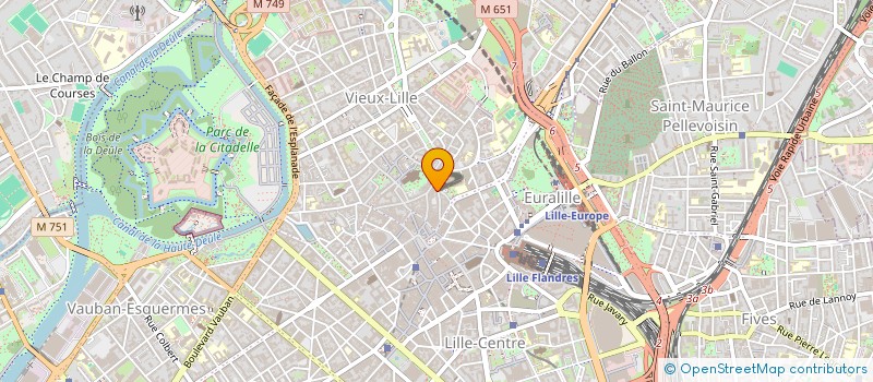 localisation de l'entreprise AJVM DIFFUSION à LILLE