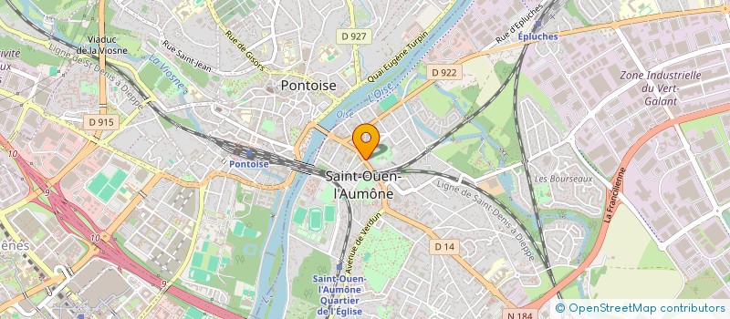 localisation de l'entreprise AJW BAZAR à SAINT-OUEN-L'AUMONE