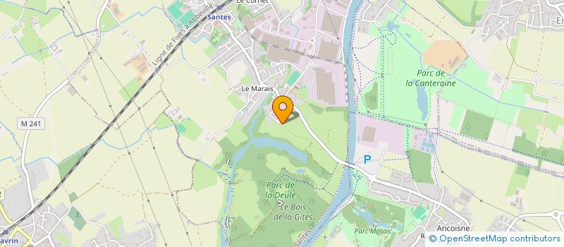 localisation de l'entreprise AJW COURTAGE à SANTES