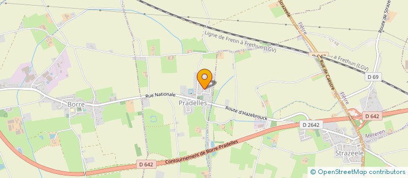 localisation de l'entreprise AJW PATRIMOINE  HAZEBROUCK