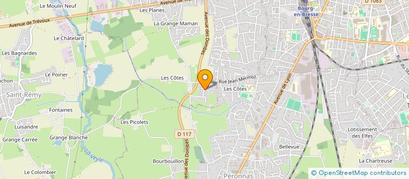 localisation de l'entreprise AJW RESEAU à BOURG-EN-BRESSE