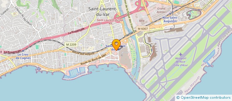 localisation de l'entreprise AJYEWEB à SAINT-LAURENT-DU-VAR