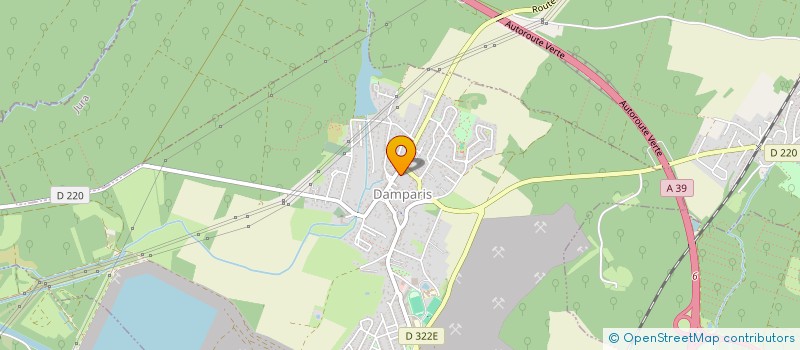 localisation de l'entreprise AJYFLORE à TAVAUX