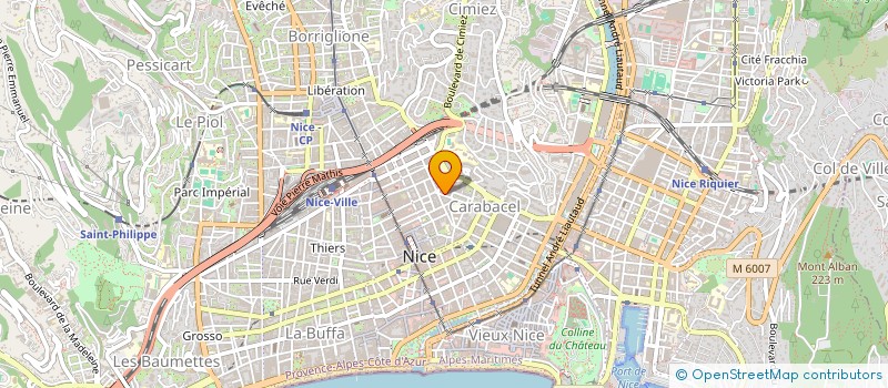 localisation de l'entreprise AJYL à NICE
