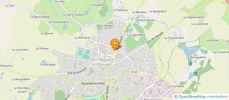 localisation de l'entreprise AJYP INFORMATIQUE à SEVREMOINE