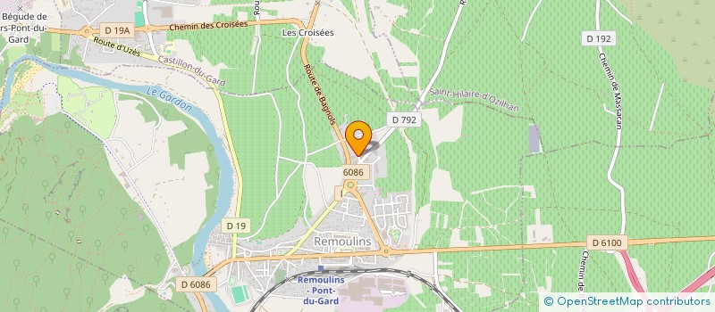 localisation de l'entreprise AJYSCA à REMOULINS