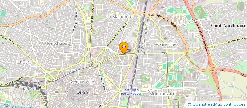 localisation de l'entreprise AJYVA à DIJON