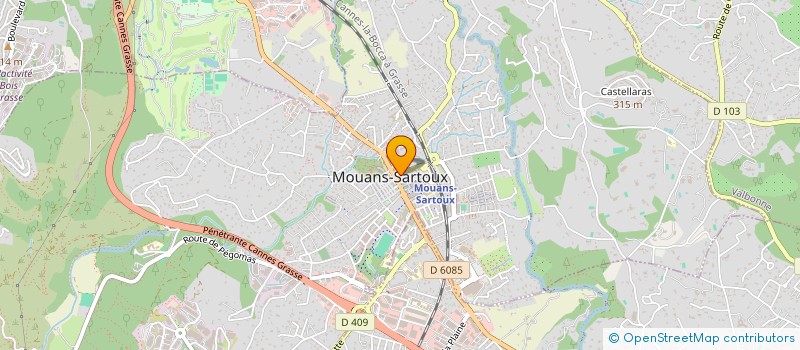 localisation de l'entreprise AJZELAY  MOUANS-SARTOUX