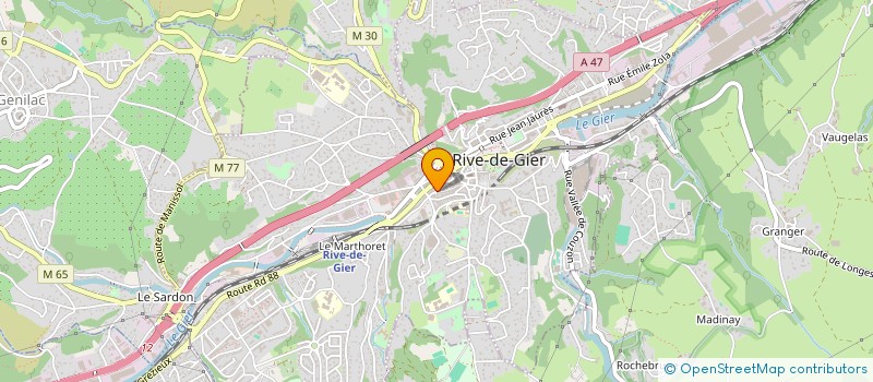 localisation de l'entreprise AK-1983 CONFORT TRANSPORT  RIVE-DE-GIER