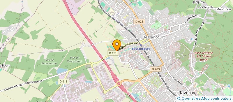 localisation de l'entreprise AK.22  BESSANCOURT