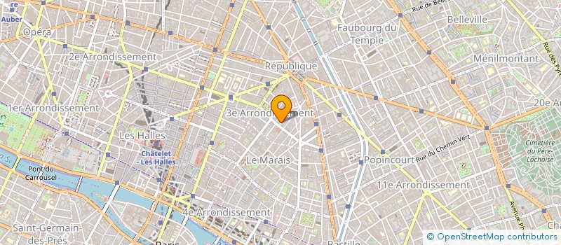 localisation de l'entreprise AK à PARIS