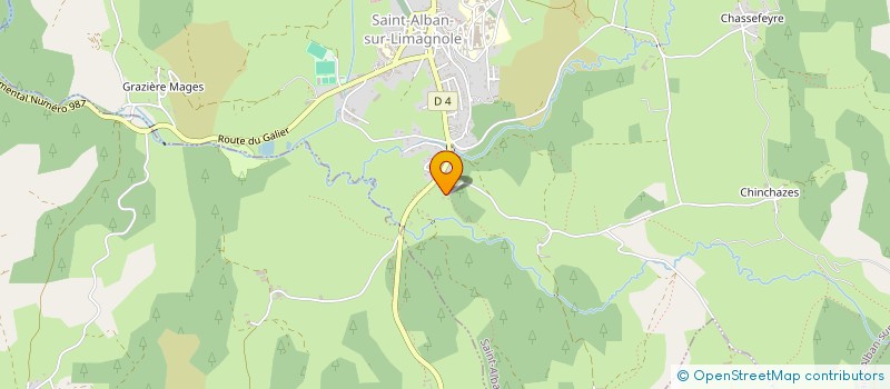 localisation de l'entreprise AK-48 AIRSOFT  SAINT-ALBAN-SUR-LIMAGNOLE