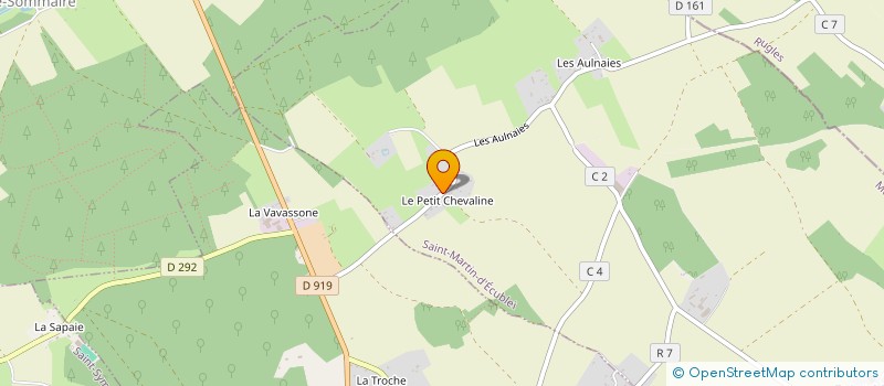 localisation de l'entreprise AK à SAINT MARTIN D'ECUBLEI