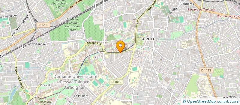 localisation de l'entreprise AK  TALENCE