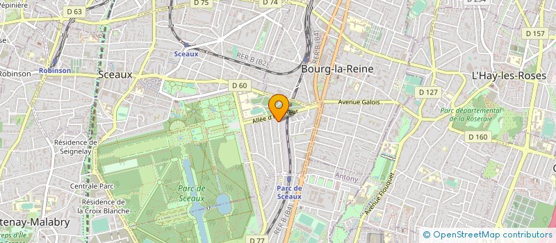 localisation de l'entreprise AK à SCEAUX
