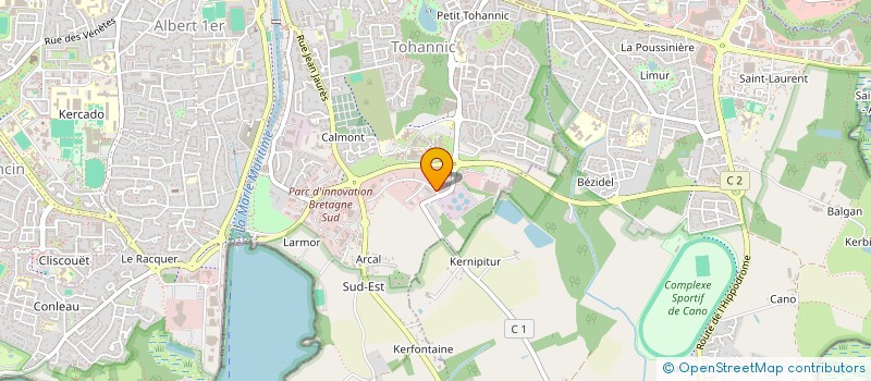 localisation de l'entreprise AK à VANNES