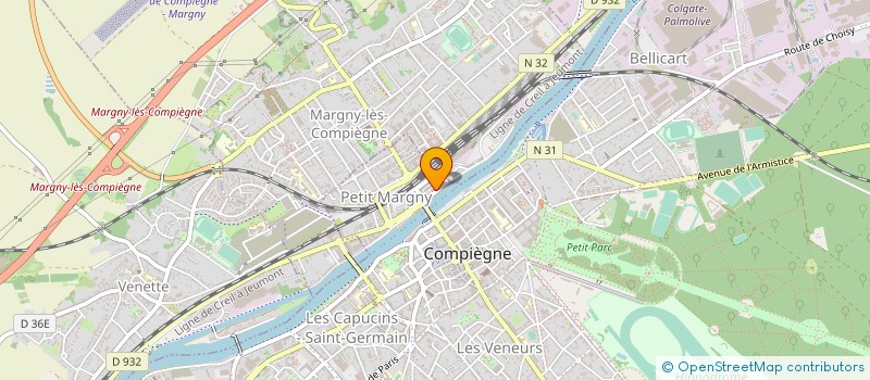 localisation de l'entreprise AK  COMPIEGNE