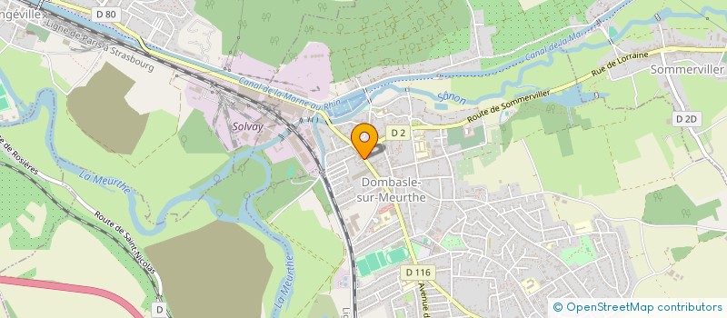 localisation de l'entreprise AK  DOMBASLE-SUR-MEURTHE