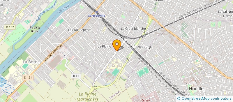 localisation de l'entreprise AK à SARTROUVILLE