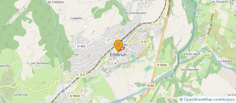 localisation de l'entreprise AK  EMBRUN