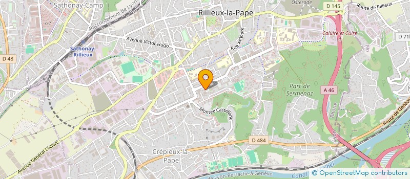 localisation de l'entreprise AK AKADEMY  RILLIEUX-LA-PAPE