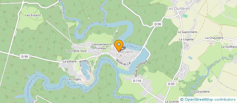 localisation de l'entreprise AK ATELIER  MERVENT