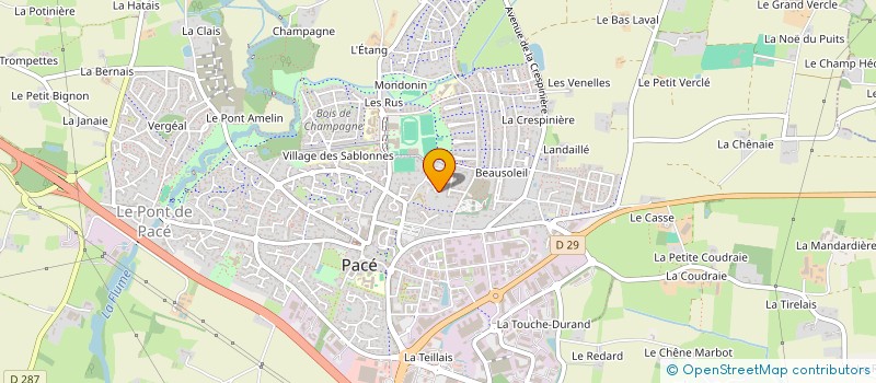 localisation de l'entreprise AK AUDIT REVISION EXPERTISE à PACE