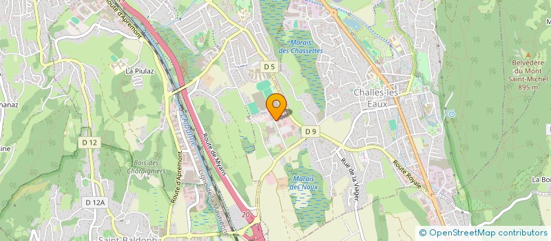 localisation de l'entreprise AK-AVOCAT  CHALLES-LES-EAUX