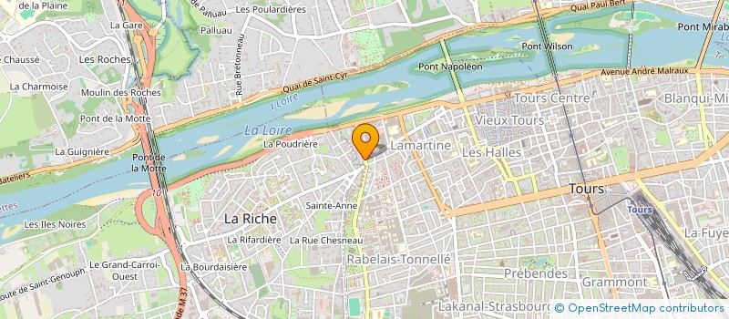 localisation de l'entreprise AK BAT 37  TOURS