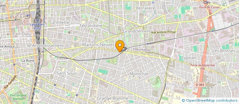 localisation de l'entreprise AK.BAT  LYON