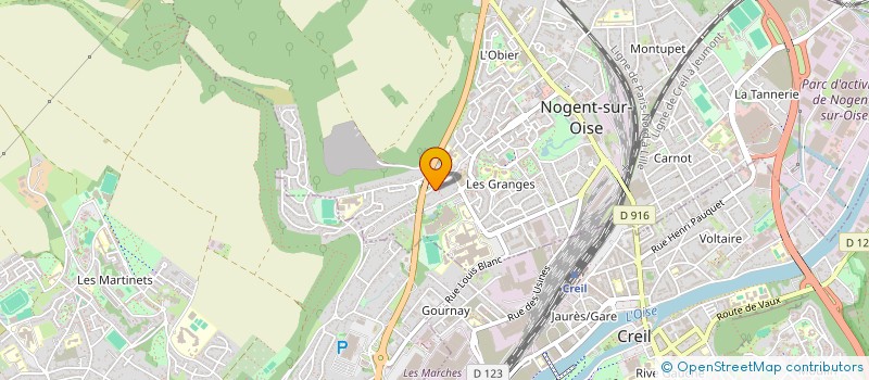 localisation de l'entreprise AK BAT  NOGENT-SUR-OISE