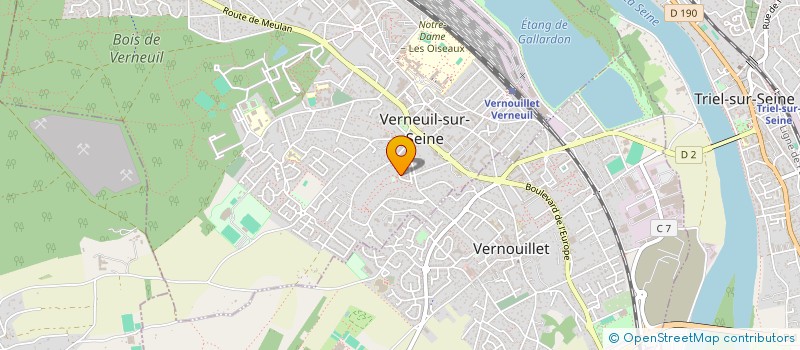 localisation de l'entreprise AK BATIM  VERNEUIL-SUR-SEINE