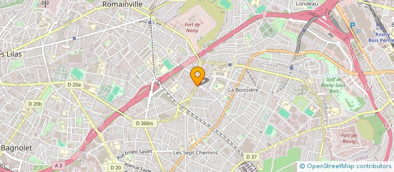 localisation de l'entreprise AK BATIMENT+ à MONTREUIL