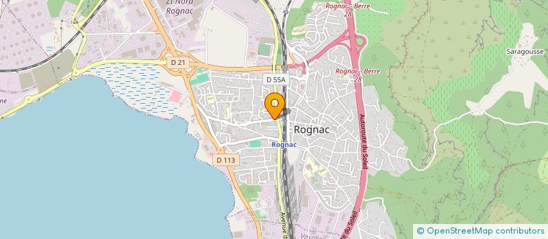 localisation de l'entreprise AK BATIMENTS à ROGNAC