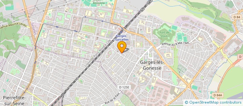 localisation de l'entreprise AK-BO IMMO à GARGES-LES-GONESSE