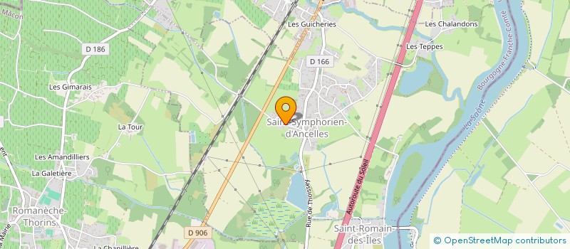 localisation de l'entreprise AK BRODERIE  SAINT-SYMPHORIEN-D'ANCELLES