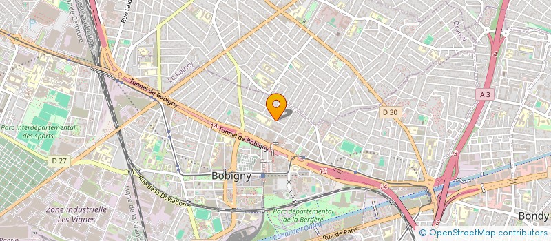 localisation de l'entreprise AK-CAN  BOBIGNY