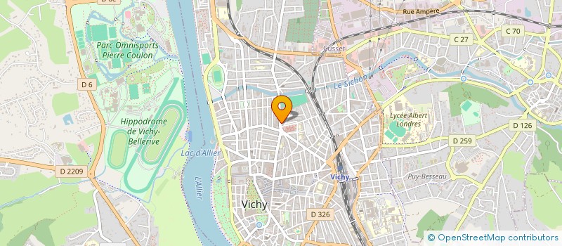localisation de l'entreprise AK CARRELAGE à VICHY