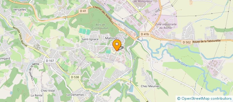 localisation de l'entreprise AK CHAPE à VIENNE