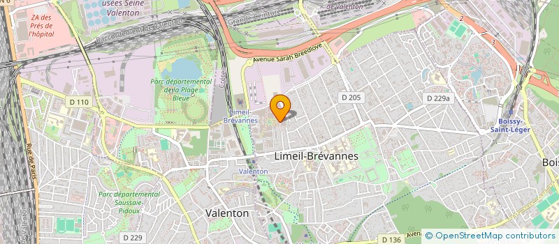 localisation de l'entreprise AK COIFFURE  LIMEIL-BREVANNES