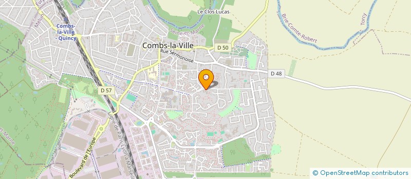 localisation de l'entreprise AK COMBS-LA-VILLE  COMBS-LA-VILLE