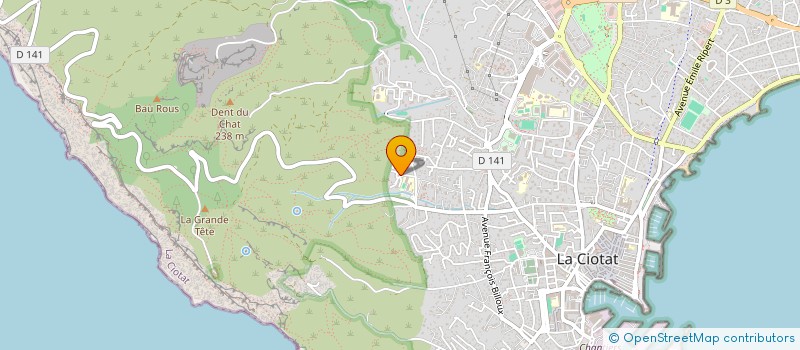 localisation de l'entreprise AK COMPANY  LA CIOTAT